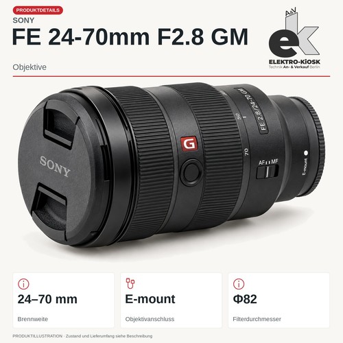 Sony 70mm f2 - ✅, fe